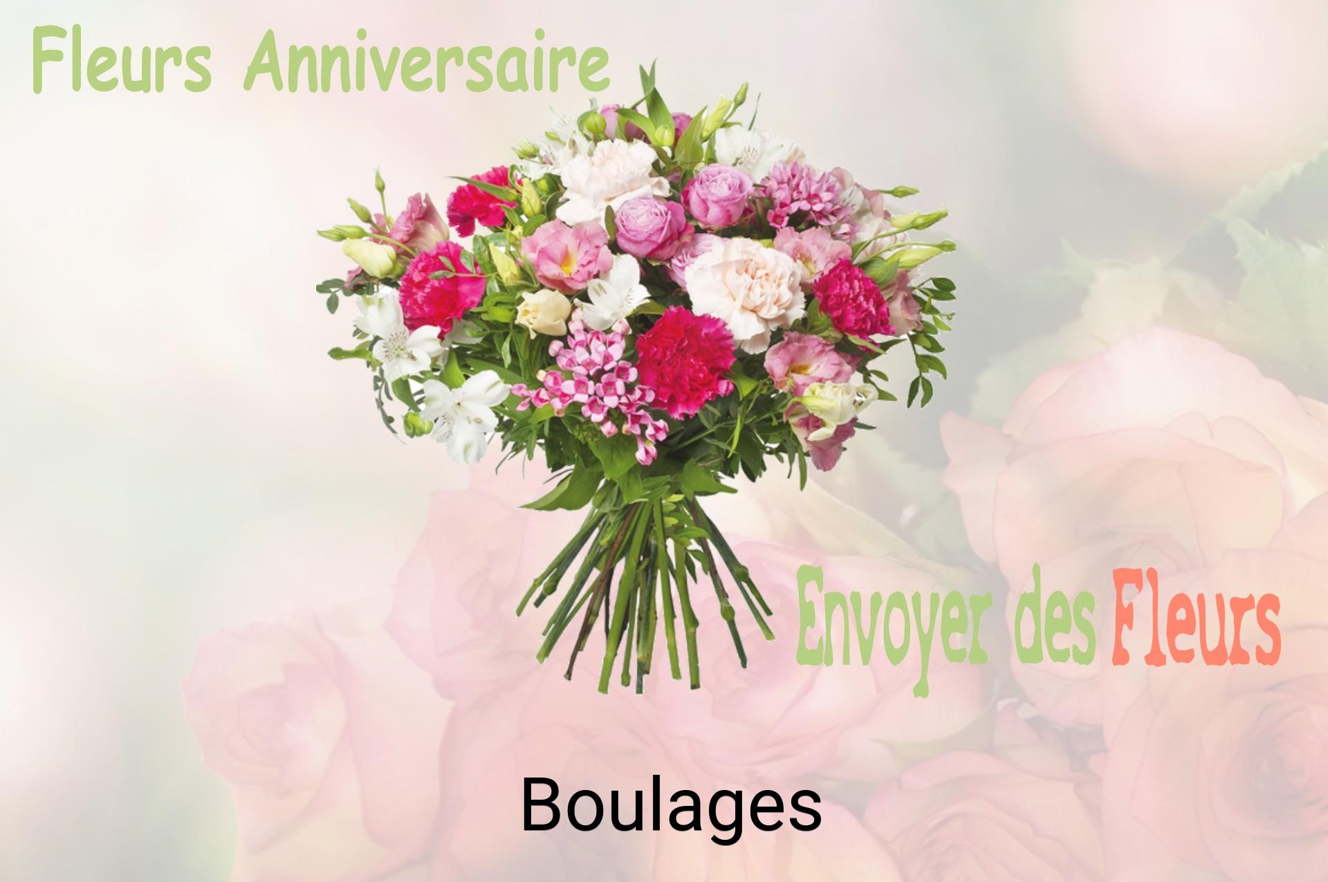 Bouquet de fleurs d’anniversaire livré à Boulages